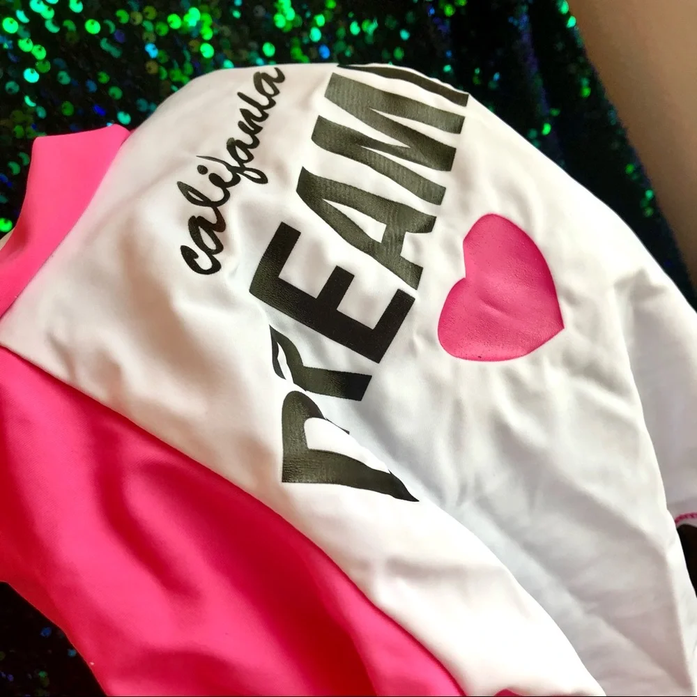 🎁 Super Cute Pink Girls 3 Pcs Bathing Suit_3-4T